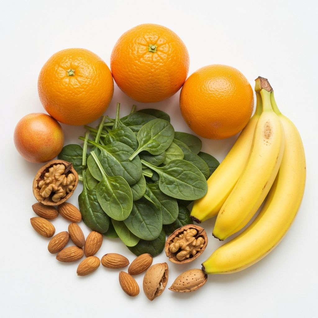 Natural vitamins and minerals sources